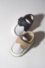 PRI.2016 ΔIXRΩMO ΔΕΡΜΑΤΙΝΟ LOAFER ΜΟΝΗ ΜΠΑΡΕΤΑ VELCRO