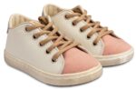 Τρίχρωμο Δετό Sneaker  BW4235 Εκρού Ροδί Γκρι