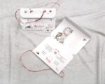 Προσκλητήριο βάπτισης τσαντάκι με θέμα γοργόνα
