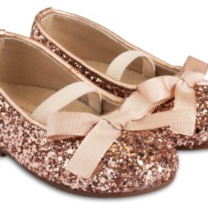 Γοβάκι Glitter με Φιογκάκι EXC5581 Χαλκός