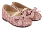 Γοβάκι Glitter με Φιογκάκι EXC5581 Ροζ