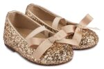 Γοβάκι Glitter με Φιογκάκι EXC5581 Χρυσό